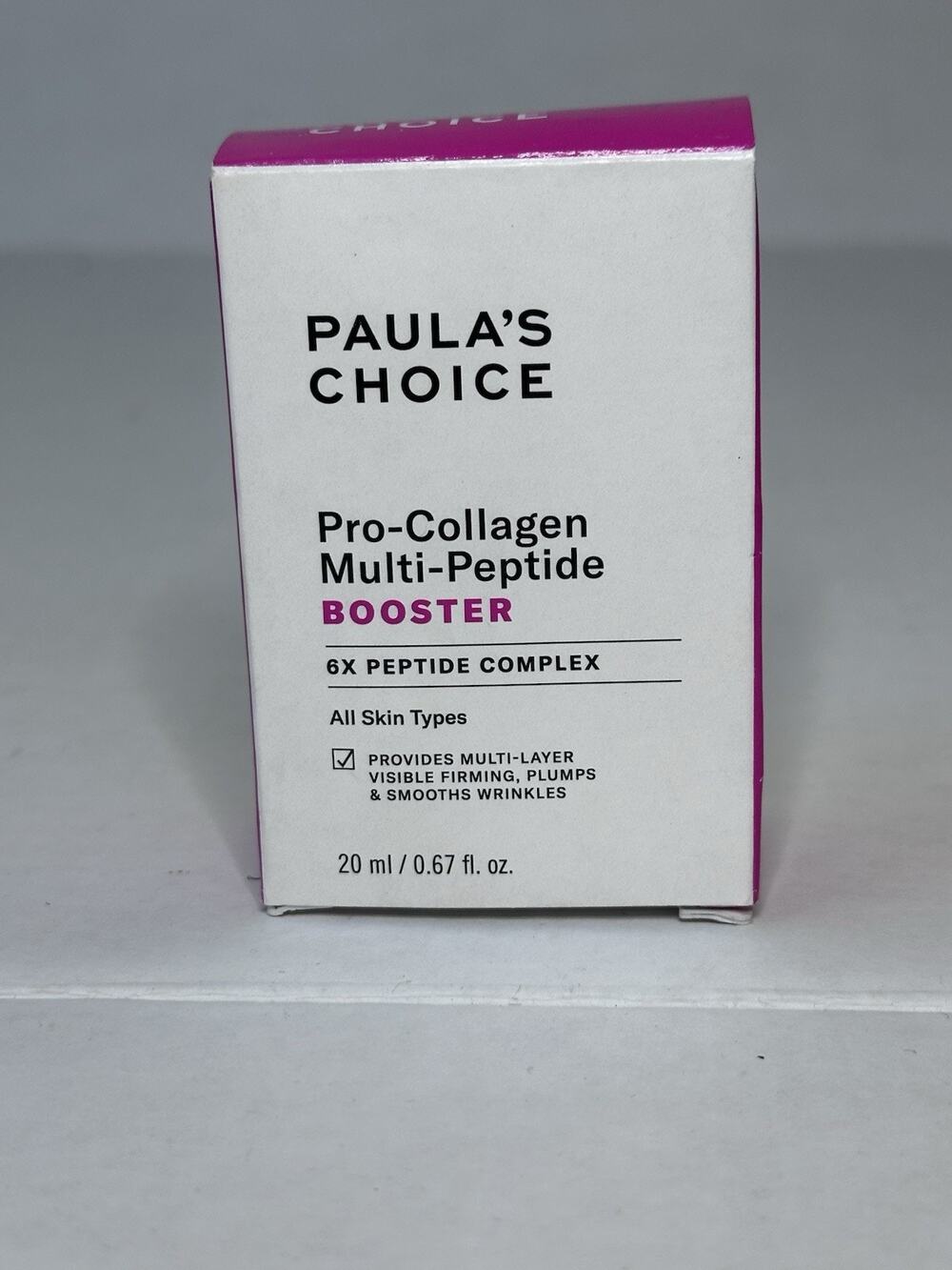 Paula's Choice Pro-Collagen Multi-Peptide Booster 6x Peptide Complex 20mL NIB R4